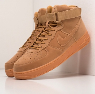 Кроссовки Nike Air Force 1 High коричневые