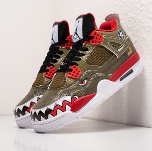 Кроссовки Nike Air Jordan 4 Retro Зеленый