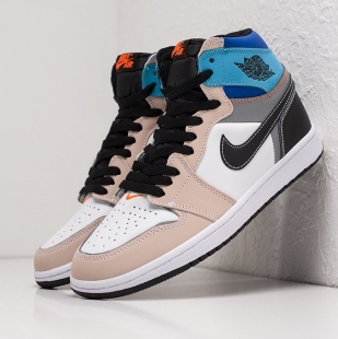 Кроссовки Nike Air Jordan 1 Mid Бежевый