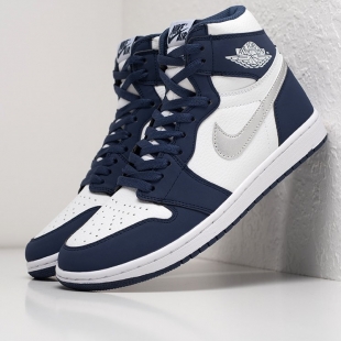 Кроссовки Nike Air Jordan 1 Mid Синий