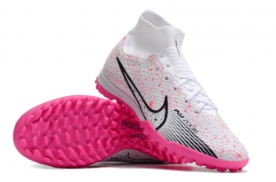 Футбольные бутсы (сороконожки) Nike Mercurial Superfly IX Elite TF белые