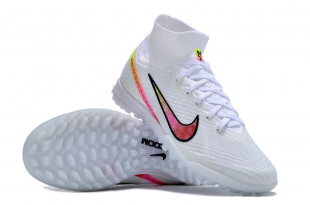 Футбольные бутсы (сороконожки) Nike Mercurial Superfly 8 Elite TF белые