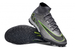 Футбольные бутсы (сороконожки) Nike Mercurial Superfly 8 Elite TF серые