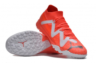 Футбольные бутсы (сороконожки) Puma Future Ultimate TF оранжевые