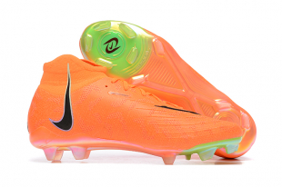 Детские футбольные бутсы Nike Phantom Luna Elite FG оранжевые