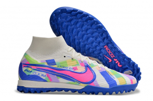 Детские футбольные бутсы (сороконожки) Nike Mercurial Superfly 8 Elite TF разноцветные