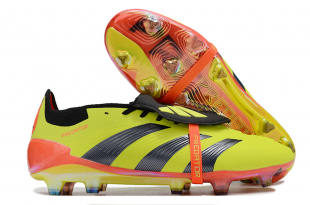 Детские футбольные бутсы Adidas Predator Accuracy FG желтые
