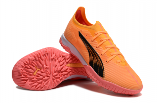 Футбольные бутсы (сороконожки) Puma Ultra 5 Ultimate FG оранжевые