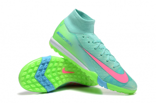 Футбольные бутсы (сороконожки) Nike Mercurial Superfly 8 Elite TF зеленые