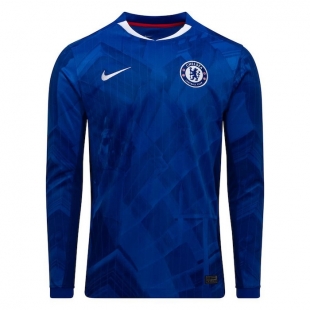 Челси футболка игровая длинный рукав сезон 2025/26 домашняя