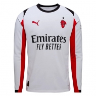 Милан футболка игровая длинный рукав сезон 2025/26 гостевая