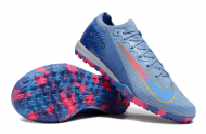 Футбольные бутсы (сороконожки) Nike Air Zoom Mercurial Vapor XVI Elite TF голубые