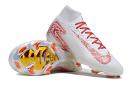 Футбольные бутсы Nike Air Zoom Mercurial Superfly X Elite FG с носком белые
