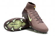 Футбольные бутсы Nike Air Zoom Mercurial Superfly X Elite FG с носком коричневые