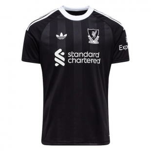 Ливерпуль футболка игровая вратарская сезон 2025/26 черная