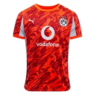 Боруссия Дортмунд вратарская футболка игровая версия 2025/26 красная