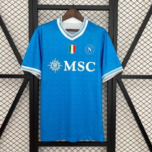 Наполи комплект взрослой формы (Реплика) сезон 2025/26 домашний (Майка+Шорты)