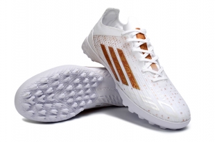 Футбольные бутсы (сороконожки) Adidas F50 PRO TF белые