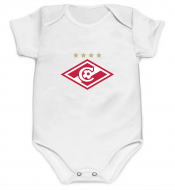 Спартак Москва боди для малышей сезон 2024/25 белое