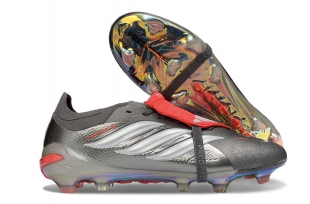 Детские футбольные бутсы Adidas Predator Accuracy FG серые