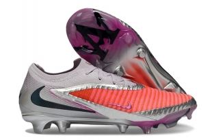 Детские футбольные бутсы Nike Phantom GX III Elite FG серые