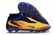 Детские футбольные бутсы Nike Phantom GX III Elite FG желтые с носком