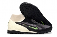 Детские футбольные бутсы (сороконожки) Nike Phantom GX III Elite TF бежевые с носком