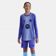Барселона вратарская форма детская сезон 2025/26 фиолетовая (майка+шорты)