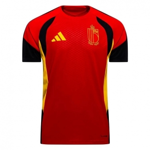 Сборная Бельгия тренировочный майка сезон World Cup 2026 красная