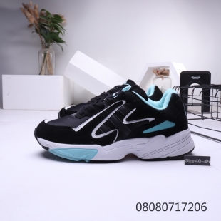 Кроссовки Adidas Yung-1 бело голубые