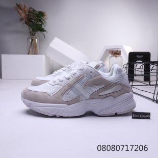 Кроссовки Adidas Yung-1 бело бежевые