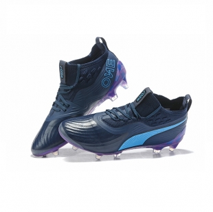 Футбольные бутсы PUMA ONE19.1 HACKED PACK фиолетовые