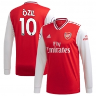 Арсенал футболка игровая длинный рукав 2019/20 с нанесением игрока ÖZIL 10 домашняя Арсенал футболка игровая длинный рукав 2019/20 с нанесением игрока ÖZIL 10 домашняя