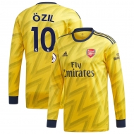 Арсенал футболка игровая длинный рукав 2019/20 с нанесением игрока ÖZIL 10 гостевая Арсенал футболка игровая длинный рукав 2019/20 с нанесением игрока ÖZIL 10 гостевая