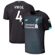 Ливерпуль футболка игровая 2019/20 с нанесением игроков VIRGIL 4 гостевая 3 форма Ливерпуль футболка игровая 2019/20 с нанесением игроков VIRGIL 4 гостевая 3 форма