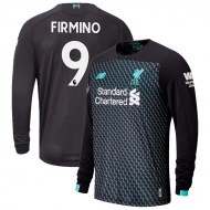 Ливерпуль футболка игровая длинный рукав 2019/20 с нанесением игроков FIRMINO 9 гостевая 3 форма Ливерпуль футболка игровая длинный рукав 2019/20 с нанесением игроков FIRMINO 9 гостевая 3 форма