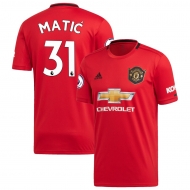 Манчестер Юнайтед футболка игровая 2019/20 с нанесением игрока MATIC 31 домашняя Манчестер Юнайтед футболка игровая 2019/20 с нанесением игрока MATIC 31 домашняя