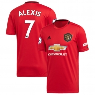 Манчестер Юнайтед футболка игровая 2019/20 с нанесением игрока ALEXIS 7 домашняя Манчестер Юнайтед футболка игровая 2019/20 с нанесением игрока ALEXIS 7 домашняя