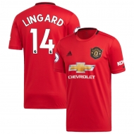 Манчестер Юнайтед футболка игровая 2019/20 с нанесением игрока LINGARD 14 домашняя Манчестер Юнайтед футболка игровая 2019/20 с нанесением игрока LINGARD 14 домашняя