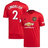 Манчестер Юнайтед футболка игровая 2019/20 с нанесением игрока LINDELOF 2 домашняя Манчестер Юнайтед футболка игровая 2019/20 с нанесением игрока LINDELOF 2 домашняя
