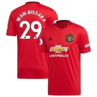 Манчестер Юнайтед футболка игровая 2019/20 с нанесением игрока WAN-BISSAKA 29 домашняя Манчестер Юнайтед футболка игровая 2019/20 с нанесением игрока WAN-BISSAKA 29 домашняя