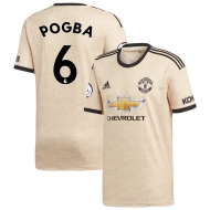 Манчестер Юнайтед футболка игровая 2019/20 с нанесением игрока POGBA 6 гостевая Манчестер Юнайтед футболка игровая 2019/20 с нанесением игрока POGBA 6 гостевая