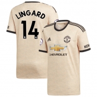 Манчестер Юнайтед футболка игровая 2019/20 с нанесением игрока LINGARD 14 гостевая Манчестер Юнайтед футболка игровая 2019/20 с нанесением игрока LINGARD 14 гостевая
