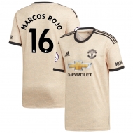 Манчестер Юнайтед футболка игровая 2019/20 с нанесением игрока MARCOS ROJO 16 гостевая Манчестер Юнайтед футболка игровая 2019/20 с нанесением игрока MARCOS ROJO 16 гостевая