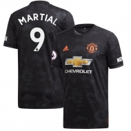 Манчестер Юнайтед футболка игровая 2019/20 с нанесением игрока MARTIAL 9 гостевая 3 форма Манчестер Юнайтед футболка игровая 2019/20 с нанесением игрока MARTIAL 9 гостевая 3 форма