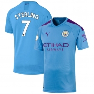 Манчестер Сити футболка игровая 2019/20 с нанесением игрока STERLING 7 домашняя Манчестер Сити футболка игровая 2019/20 с нанесением игрока STERLING 7 домашняя