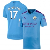Манчестер Сити футболка игровая 2019/20 с нанесением игрока DE BRUYNE 17 домашняя Манчестер Сити футболка игровая 2019/20 с нанесением игрока DE BRUYNE 17 домашняя