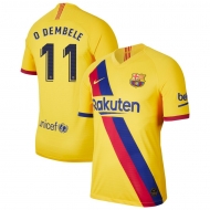 Барселона футболка игровая 2019/20 с нанесением игрока D.DEMBELE 11 гостевая Барселона футболка игровая 2019/20 с нанесением игрока D.DEMBELE 11 гостевая
