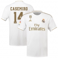 Реал Мадрид футболка игровая 2019/20 с нанесением игрока CASEMIRO 14 домашняя Реал Мадрид футболка игровая 2019/20 с нанесением игрока CASEMIRO 14 домашняя
