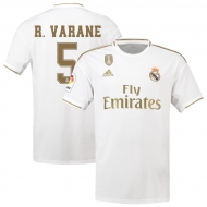 Реал Мадрид футболка игровая 2019/20 с нанесением игрока R. VARANE 5 домашняя Реал Мадрид футболка игровая 2019/20 с нанесением игрока R. VARANE 5 домашняя